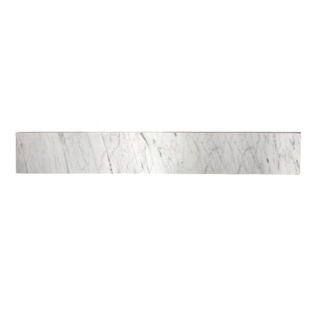Fauceture Templeton 36" Carrara Marble Vanity Top Backsplash, Carrara White KVPB36MBS